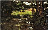 Theodore Clement Steele Brook in Woods painting